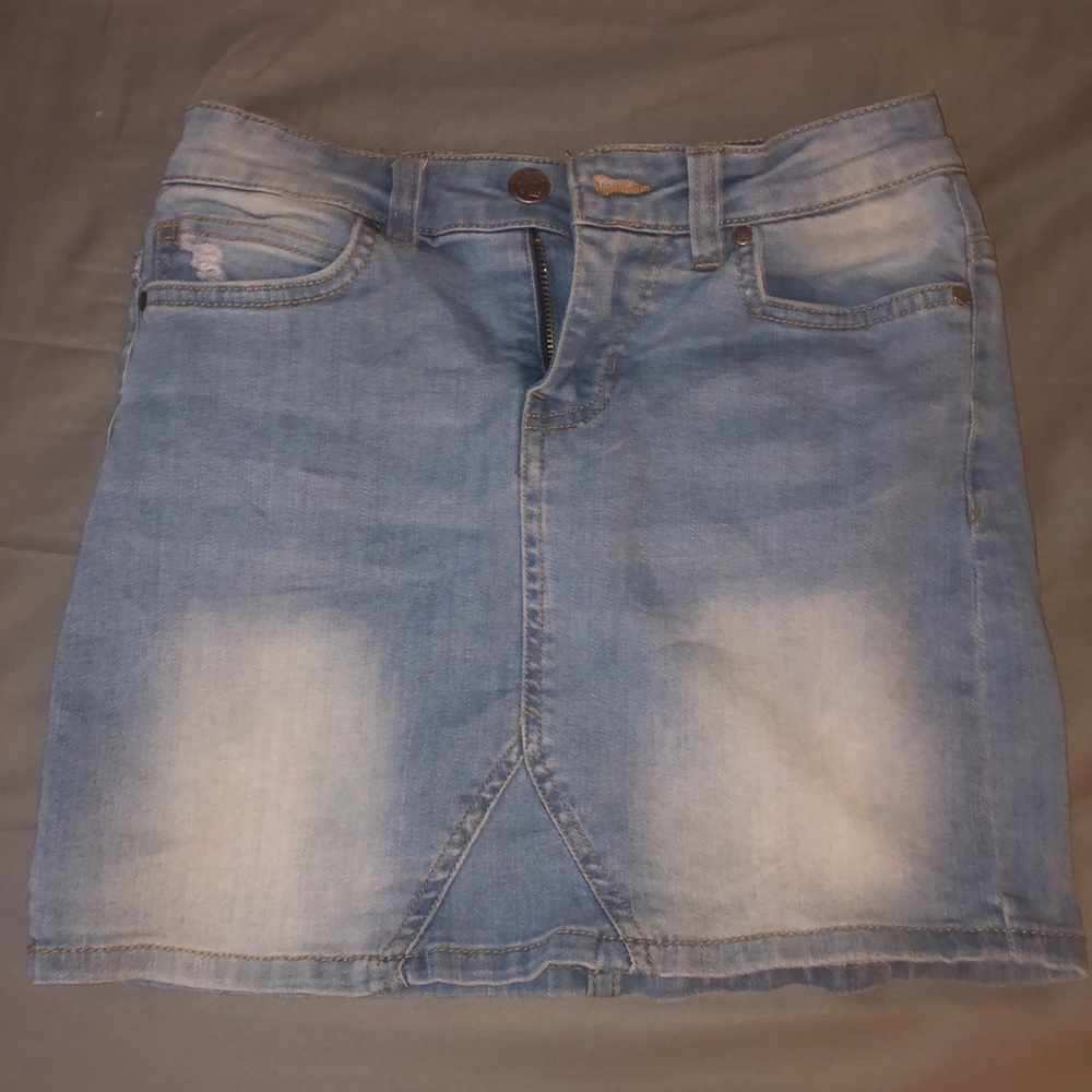 Wild Blue Faux Denim skirt
